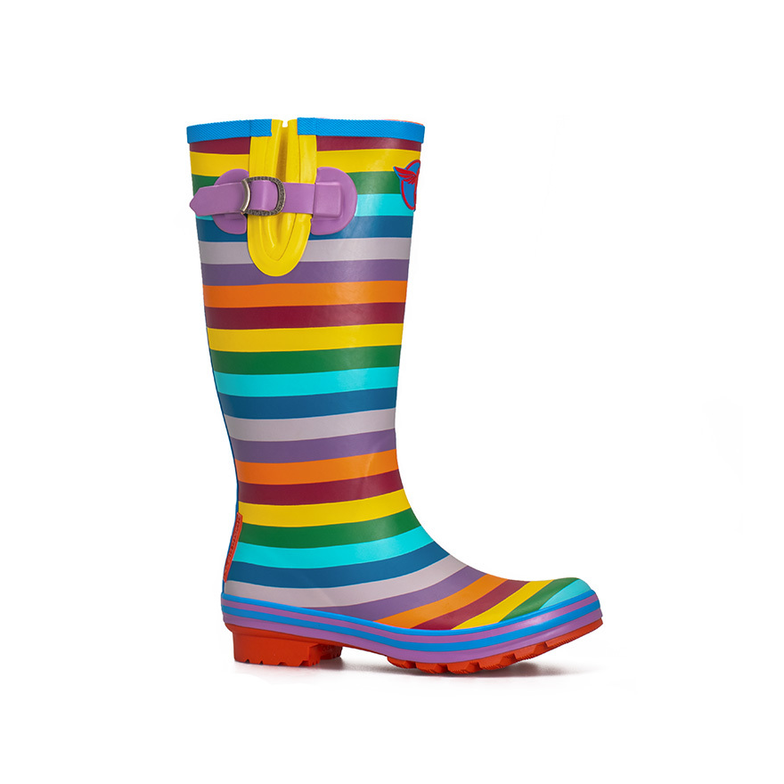  Femme Jaune en Caoutchouc - RAINBOW WELLIES TALL