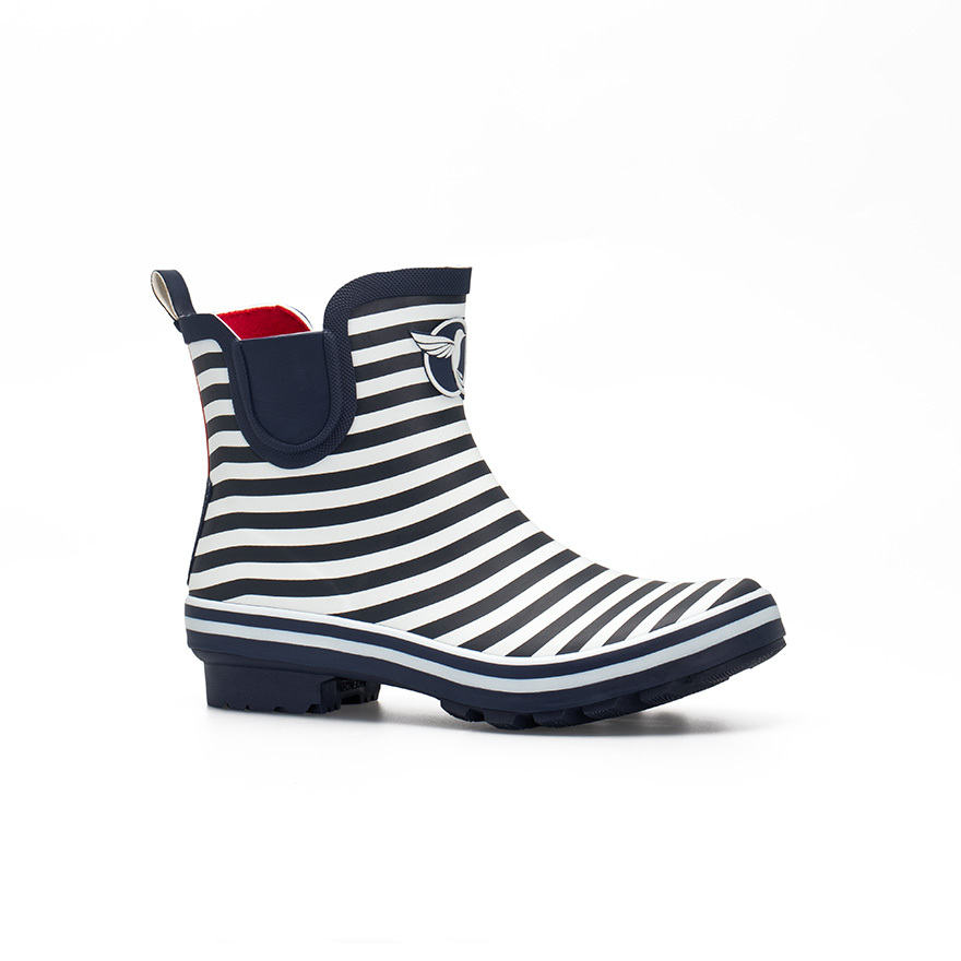  Femme Bleu en caoutchouc - BRISTOL MEADOW WELLIES ANKLE