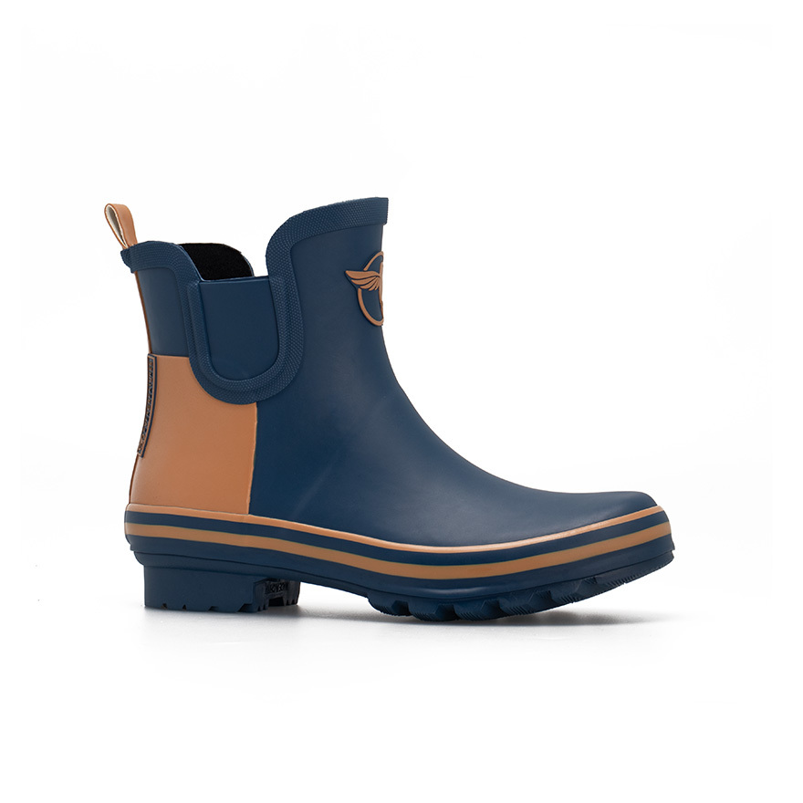  Femme Bleu en caoutchouc - Influences Meadow Wellies-Ankl Bleu